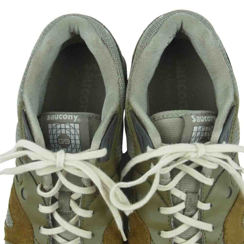 SAUCONY サッカニー S70289-1 STEVEN ALAN スティーブンアラン G9 CONTROL スニーカー カーキ系 USA9.5【中古】