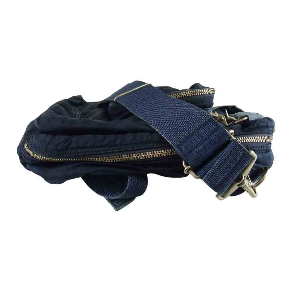PORTER CLASSIC ポータークラシック SUPER NYLON 3WAY BRIEFCASE 製品染め スーパーナイロン 3WAY ブリーフケース インディゴブルー系【中古】