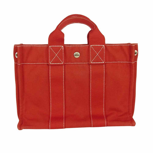 HERMES エルメス フールトゥ PM トートバッグ  レッド系【中古】
