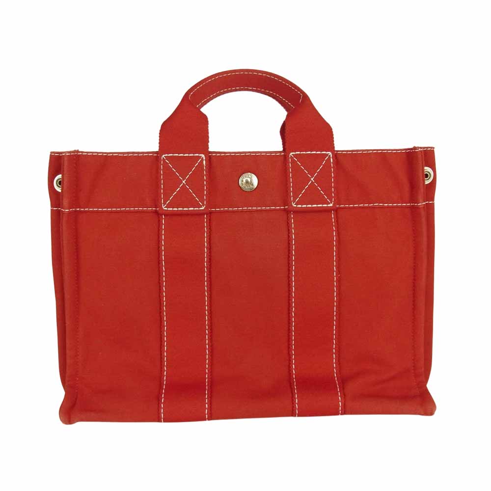 HERMES エルメス フールトゥ PM トートバッグ  レッド系【中古】