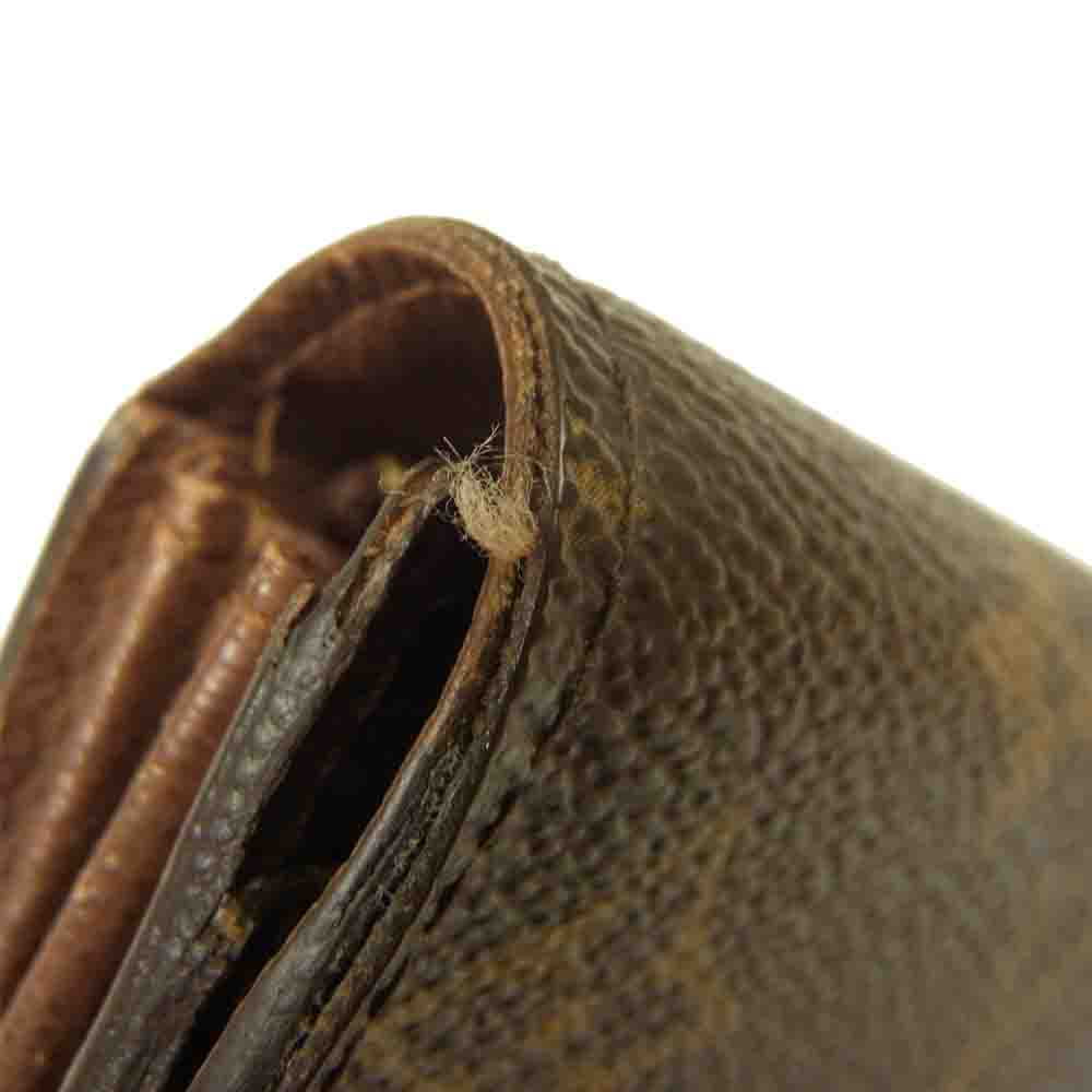 LOUIS VUITTON ルイ・ヴィトン M61734 モノグラム ポルト フォイユ サラ 長財布 ブラウン系【中古】