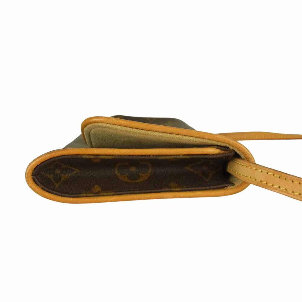 LOUIS VUITTON ルイ・ヴィトン M51852 モノグラム ポシェット ツイン GM ショルダー バッグ ブラウン系【中古】