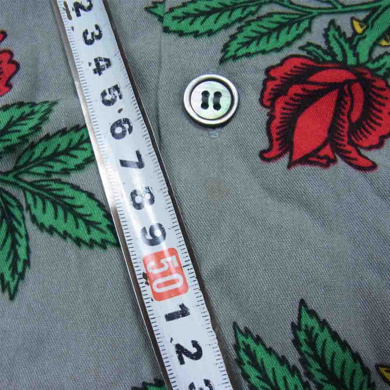 UNUSED 18SS Rose Pattern S/S Shirt