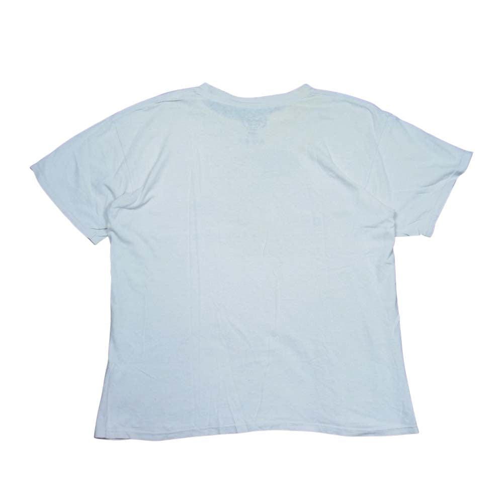 TENDERLOIN テンダーロイン T-TEE B.S バンダナ スカル プリント Tシャツ ホワイト系 L【中古】
