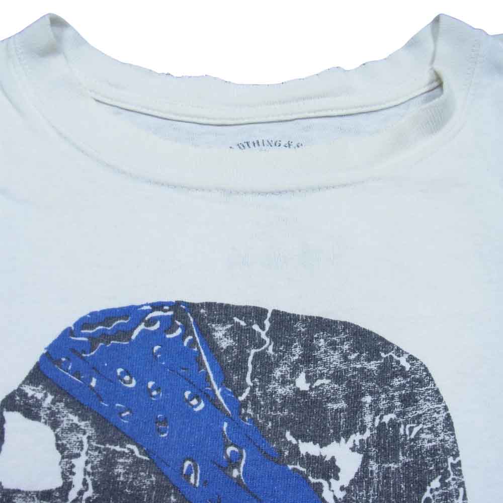 TENDERLOIN テンダーロイン T-TEE B.S バンダナ スカル プリント Tシャツ ホワイト系 L【中古】