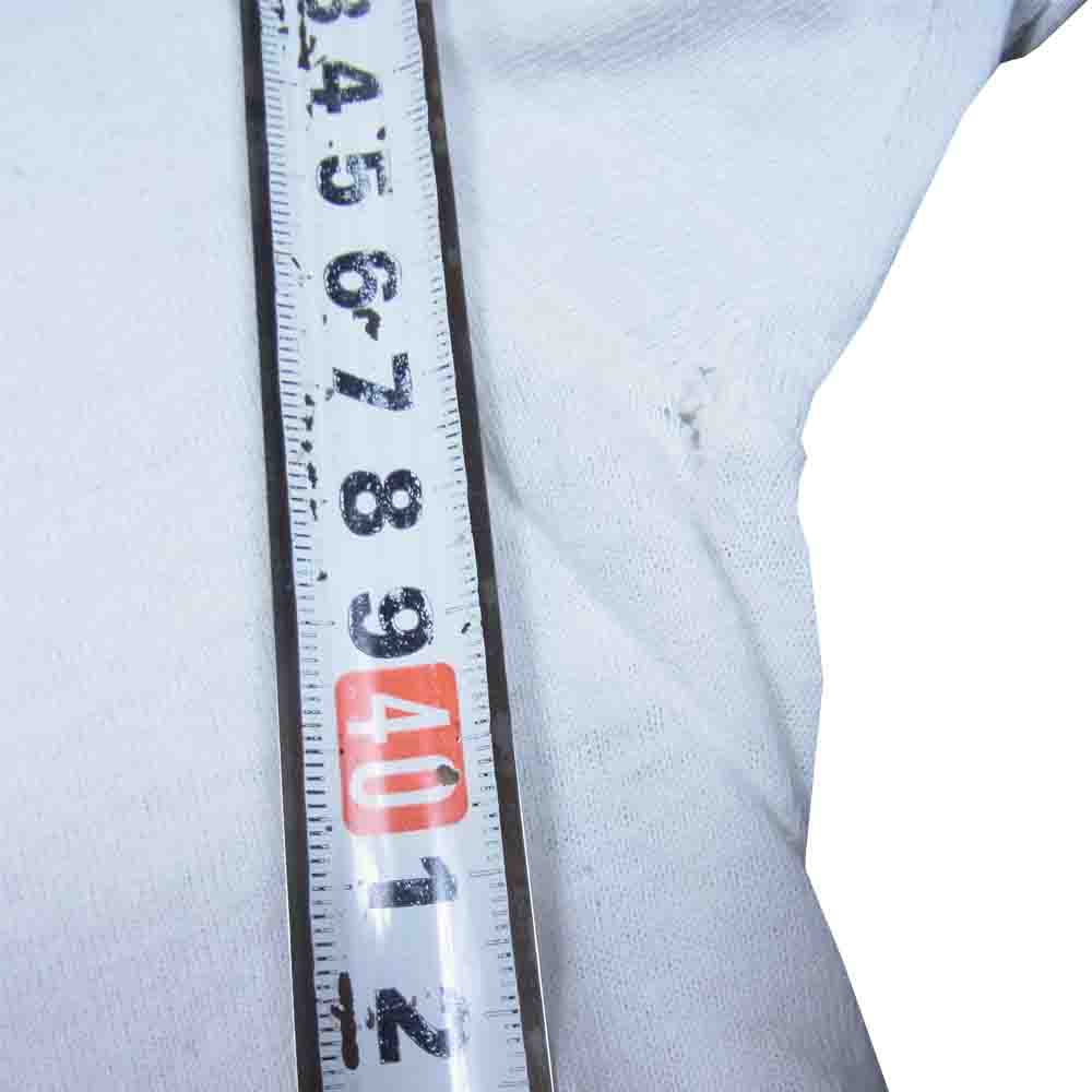 TENDERLOIN テンダーロイン T-TEE ZIG ZAG ジグザグ プリント 半袖 Tシャツ ホワイト系 L【中古】