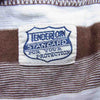 TENDERLOIN テンダーロイン T-TEE BORDER ボタン 半袖 Tシャツ ブラウン系 XL【中古】