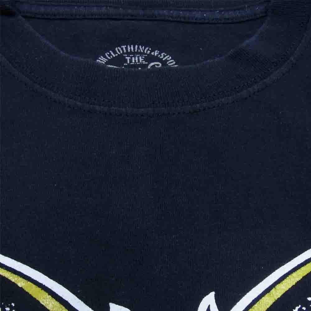 TENDERLOIN テンダーロイン T-TEE RIDE TO LIVE 本店限定 半袖 Tシャツ ネイビー系 L【中古】