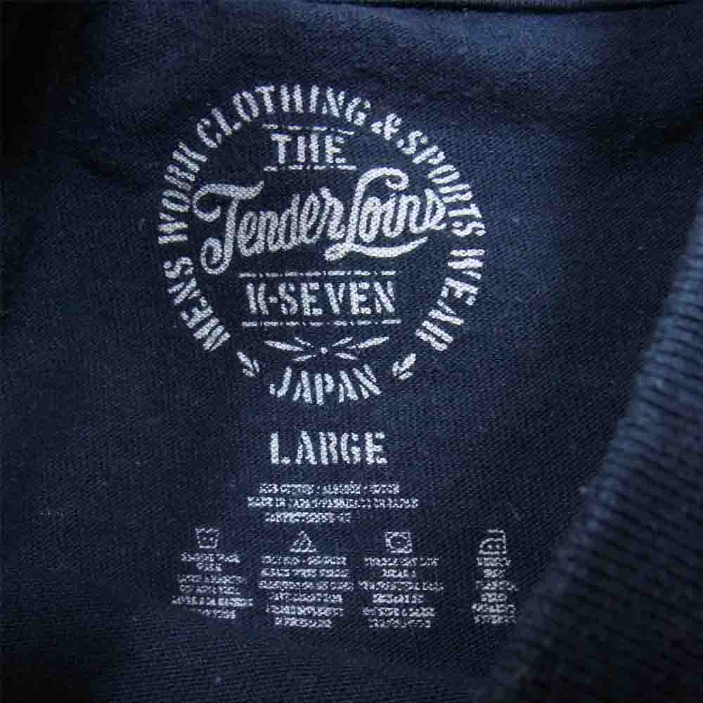 TENDERLOIN テンダーロイン T-TEE RIDE TO LIVE 本店限定 半袖 Tシャツ ネイビー系 L【中古】