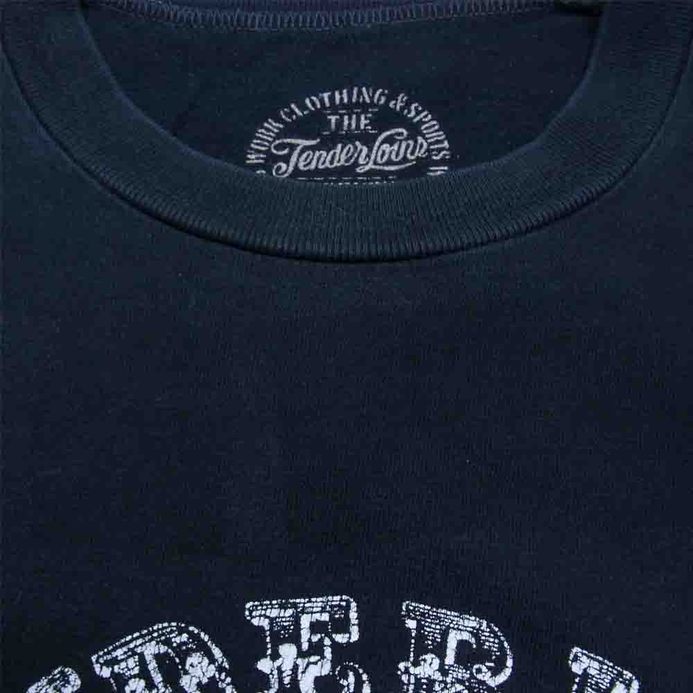 TENDERLOIN テンダーロイン T-TEE 5 TILL DEATH DO US PART 半袖Tシャツ ダークネイビー系 L【中古】