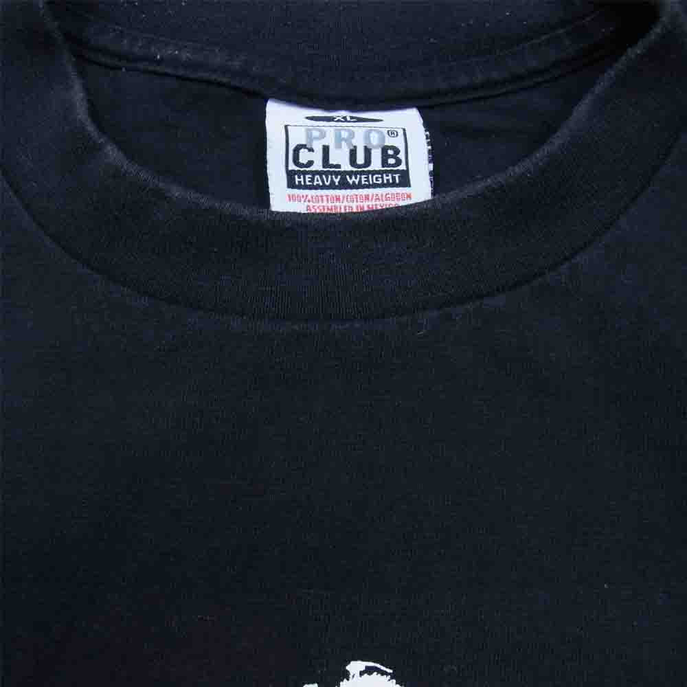 TENDERLOIN テンダーロイン PRO CLUB CAHULAWASSEE RIVER プリント 半袖Tシャツ ダークネイビー系 XL【中古】