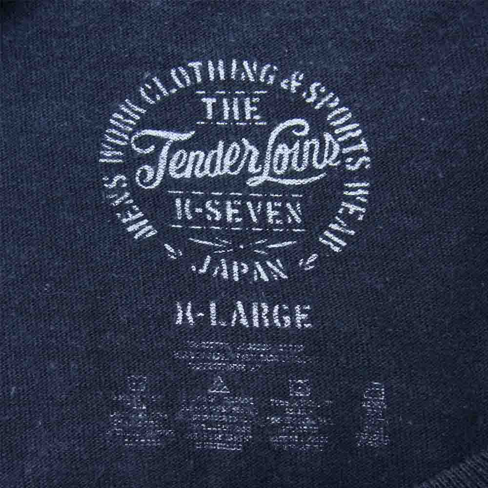 TENDERLOIN テンダーロイン T-TEE 2 HELL ONWHEELS ホイール ウィング プリント 半袖Tシャツ ブラック系 XL【中古】