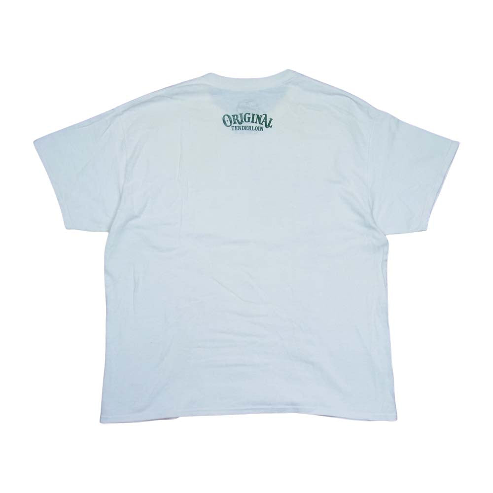 TENDERLOIN テンダーロイン T-TEE TOKYO プリント 半袖 Tシャツ ホワイト系 L【中古】