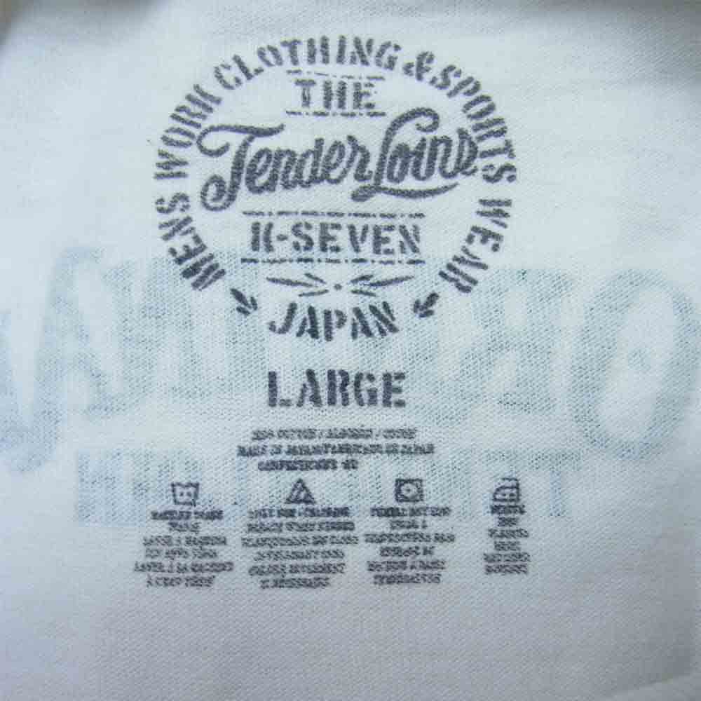 TENDERLOIN テンダーロイン T-TEE TOKYO プリント 半袖 Tシャツ ホワイト系 L【中古】
