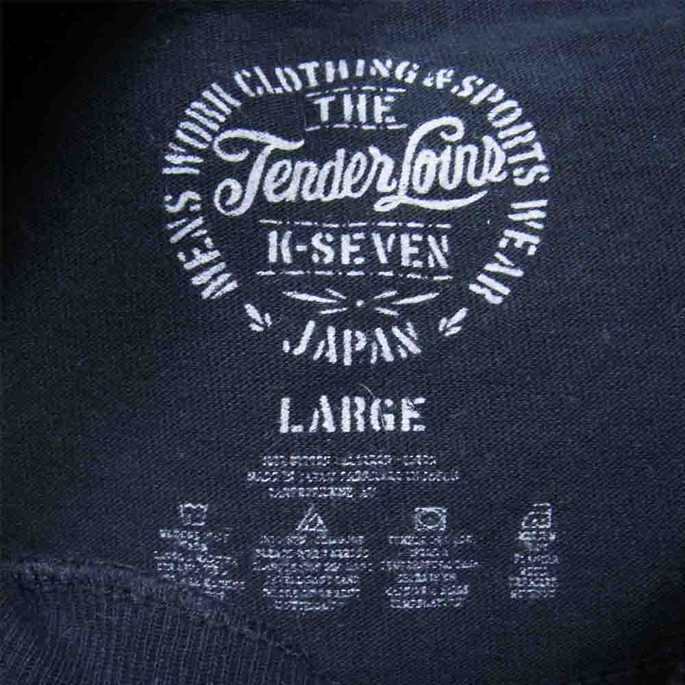 TENDERLOIN テンダーロイン T-TEE ON オールドニック プリント 半袖Tシャツ ブラック系 L【中古】