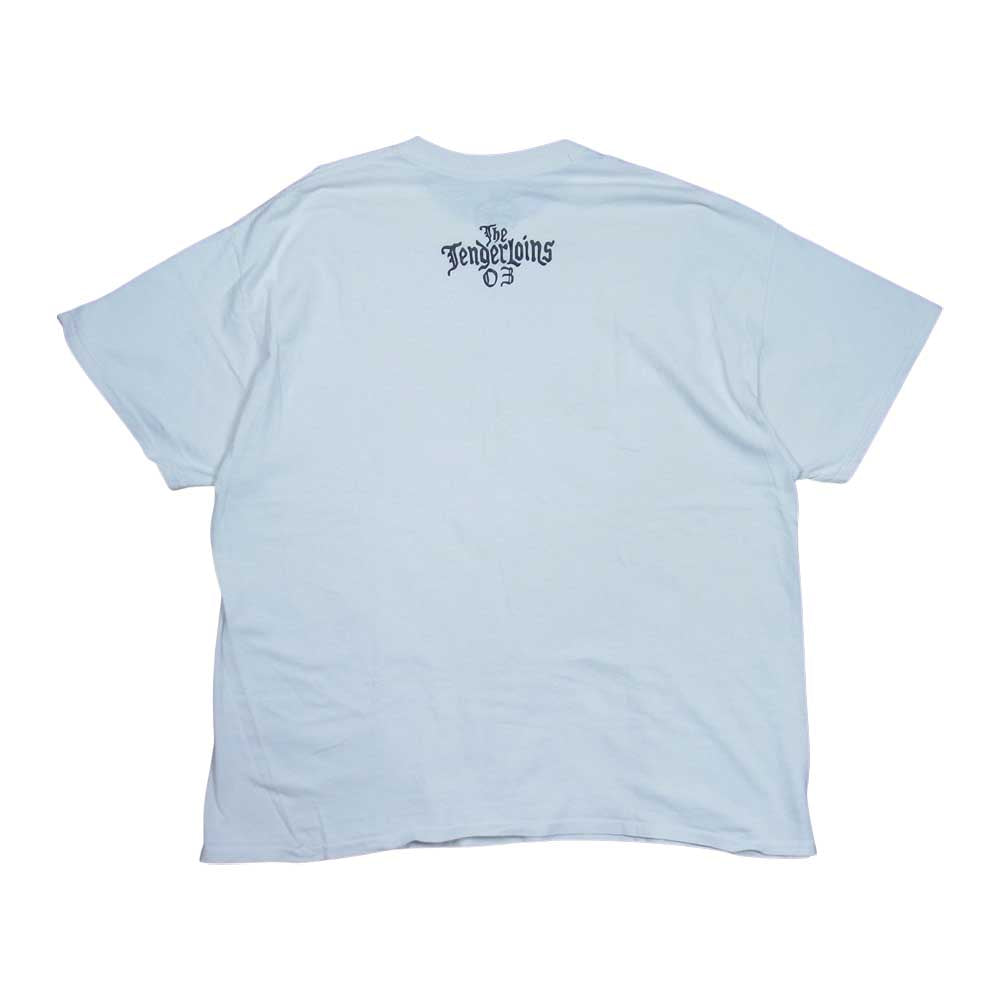 TENDERLOIN テンダーロイン T-TEE ロゴ プリント 半袖 Tシャツ ホワイト系 XL【中古】