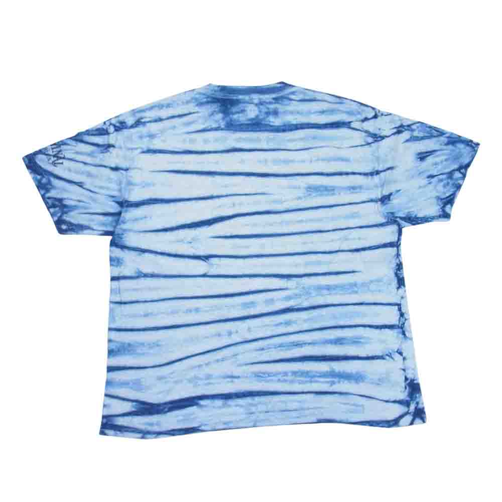 TENDERLOIN テンダーロイン 本店限定 T-TEE TIE DYE タイダイ 半袖Tシャツ ブルー系 L【中古】