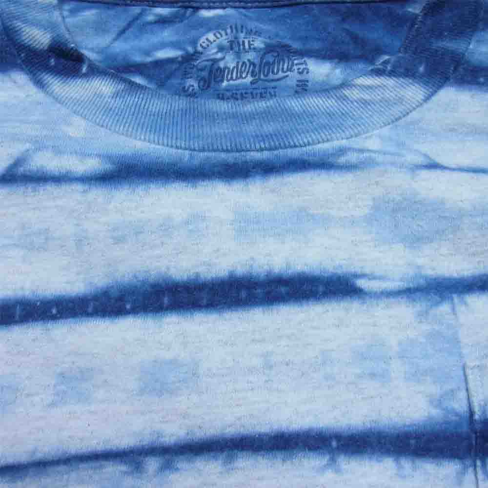 TENDERLOIN テンダーロイン 本店限定 T-TEE TIE DYE タイダイ 半袖Tシャツ ブルー系 L【中古】