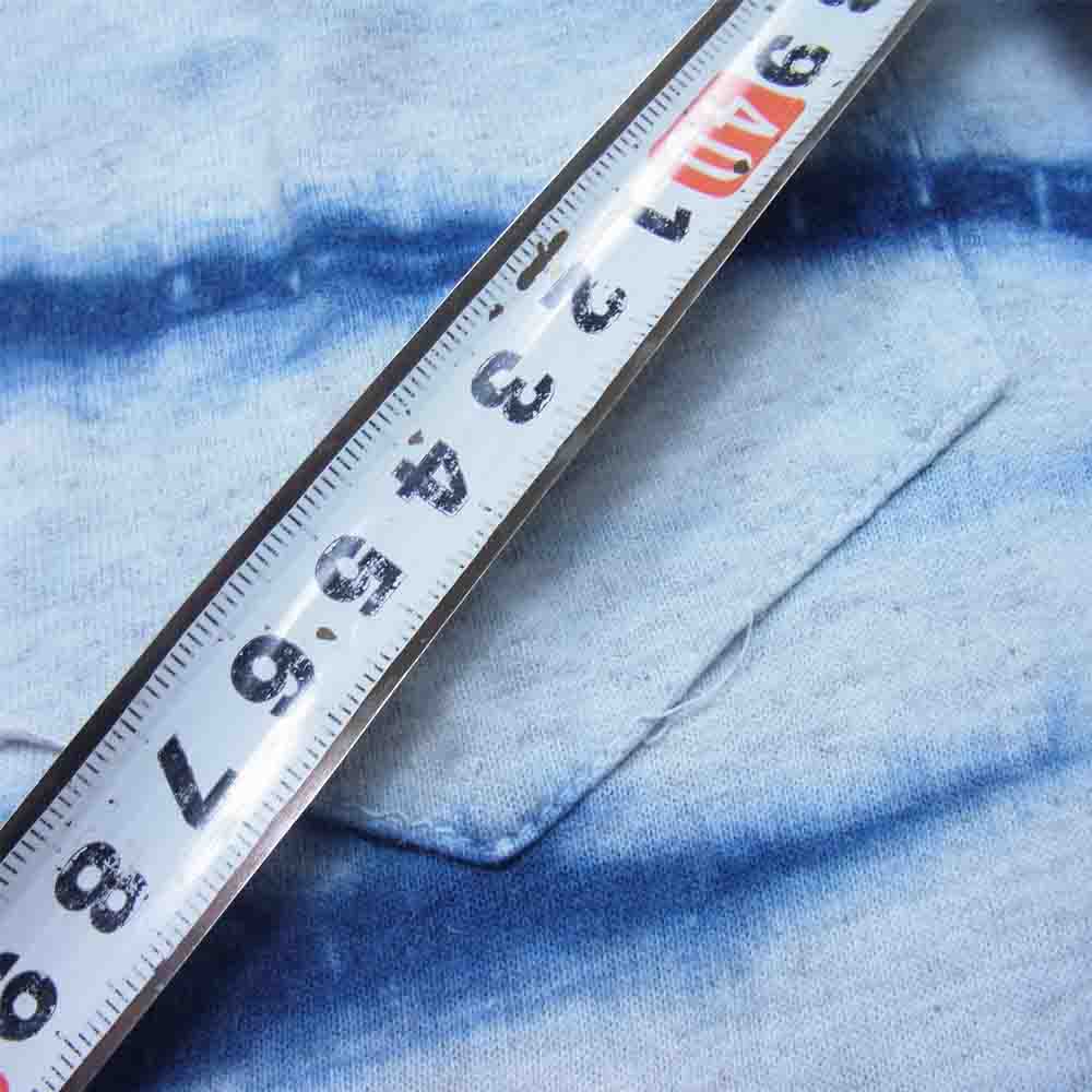 TENDERLOIN テンダーロイン 本店限定 T-TEE TIE DYE タイダイ 半袖Tシャツ ブルー系 L【中古】
