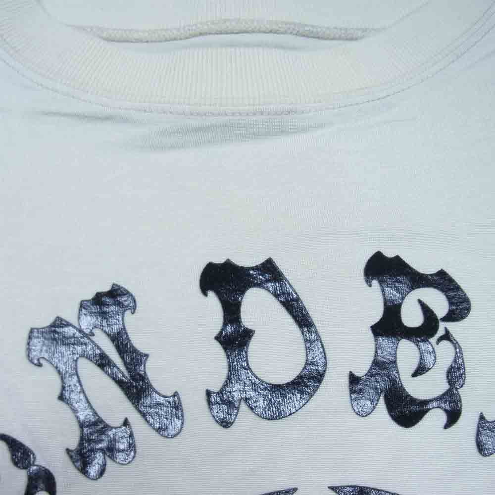 TENDERLOIN テンダーロイン T-RAYON NFL 3/4 BS ボルネオ スカル プリント レーヨン 3/4袖 Tシャツ オフホワイト系 L【中古】
