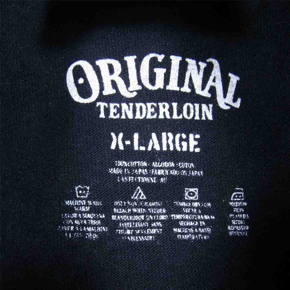 TENDERLOIN テンダーロイン T-TEE QB ボルネオスカル 半袖Tシャツ ブラック系 XL【中古】