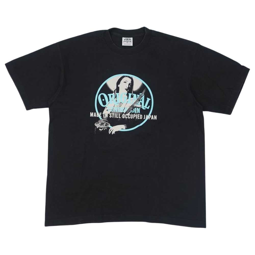 TENDERLOIN テンダーロイン T-TEE GG マリア 半袖 Tシャツ ブラック系 XL【中古】