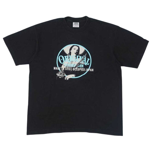 TENDERLOIN テンダーロイン T-TEE GG マリア 半袖 Tシャツ ブラック系 XL【中古】