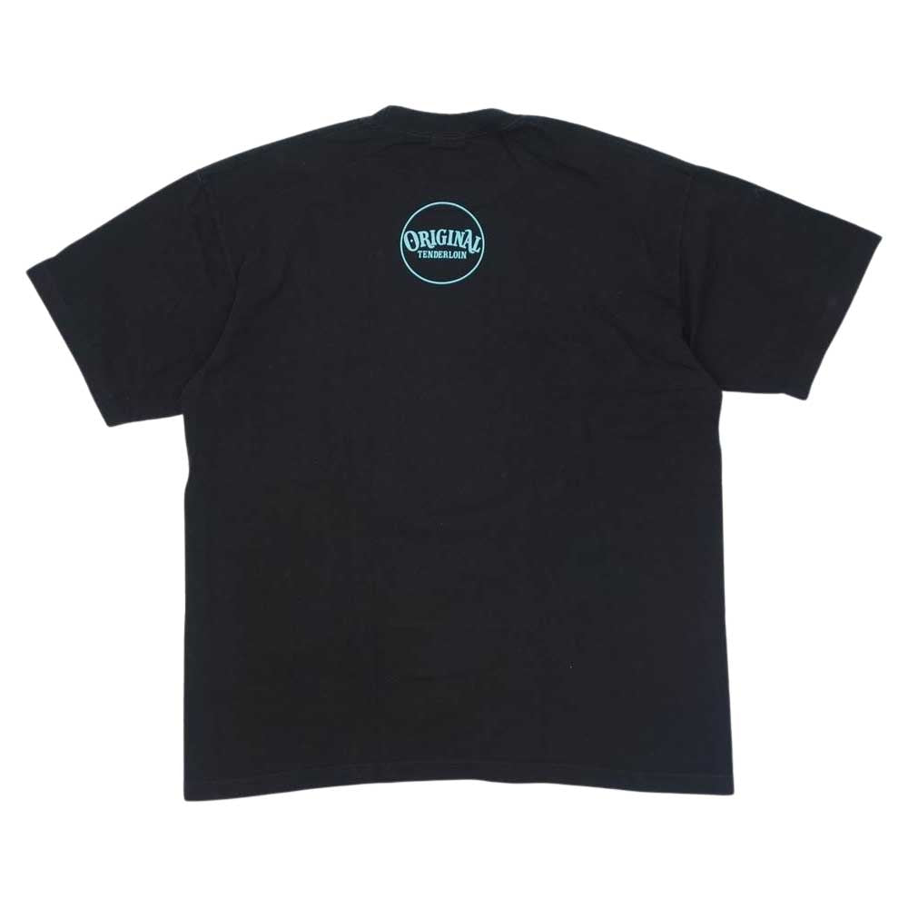 TENDERLOIN テンダーロイン T-TEE GG マリア 半袖 Tシャツ ブラック系 XL【中古】