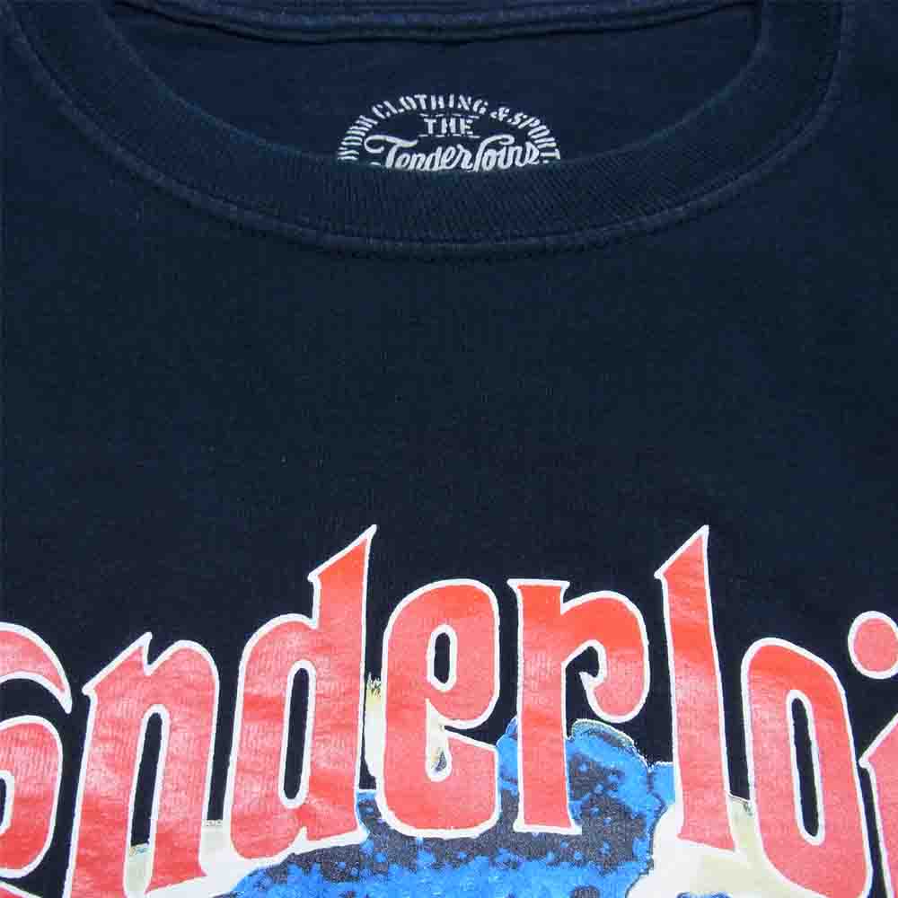 TENDERLOIN テンダーロイン T-TEE L/S ON ヤングオールドニック プリント 長袖Ｔシャツ ネイビー系 XL【中古】