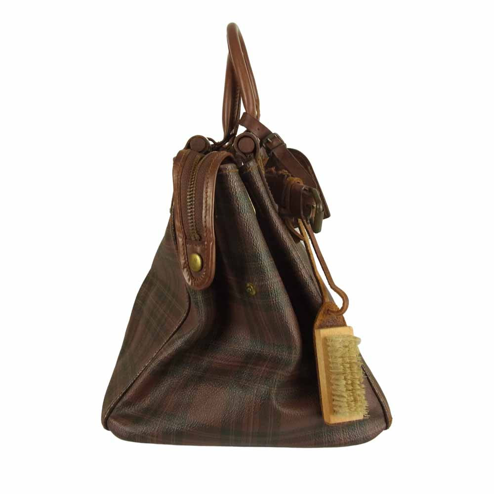 POLO RALPH LAUREN ポロ・ラルフローレン レザー 切替 チェック