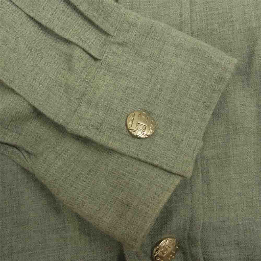 HERMES エルメス ソルド品 フランス製  グレー系 S【中古】