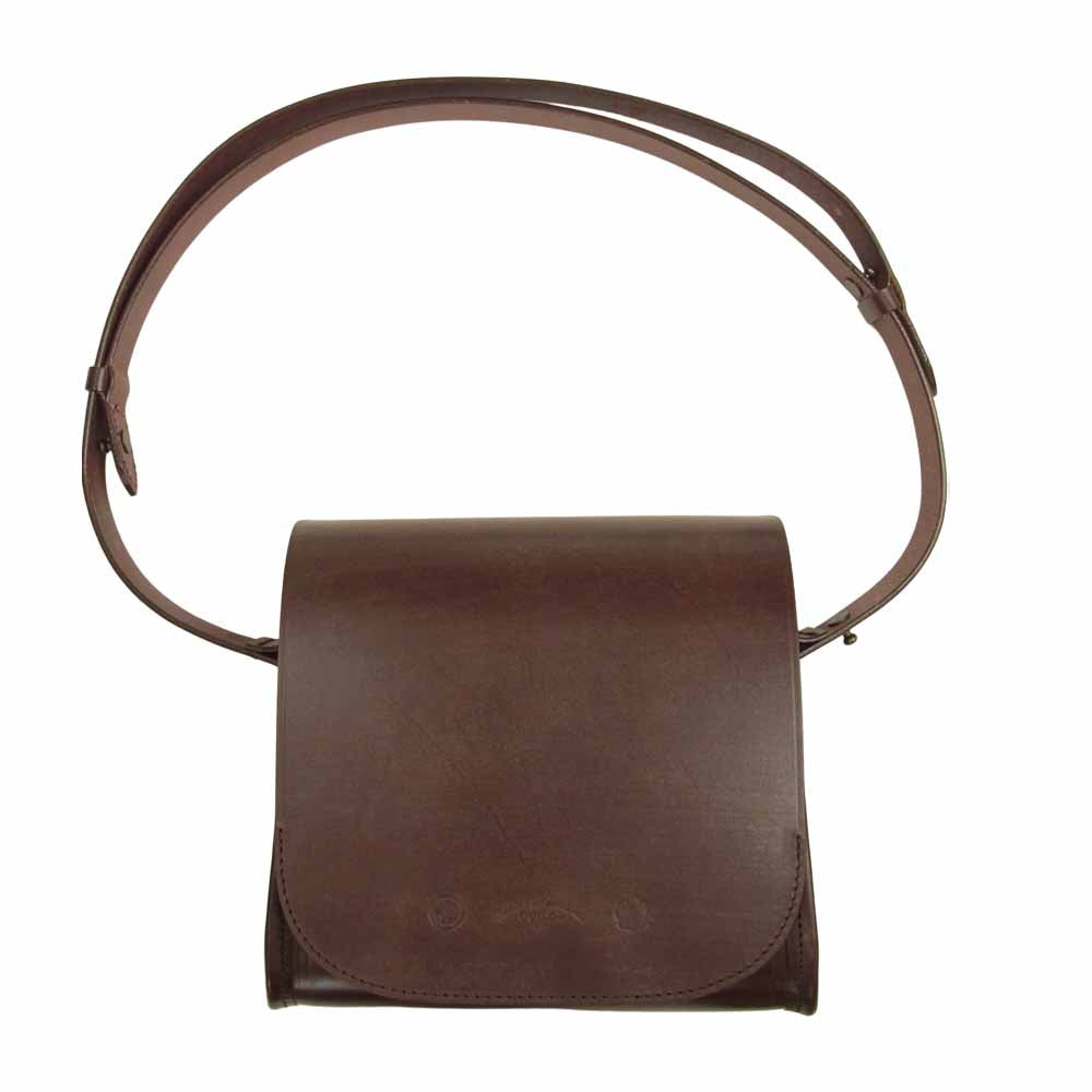 GUILD OF CRAFTS ギルドオブクラフツ レザー ショルダー バッグ ブラウン系【極上美品】【中古】