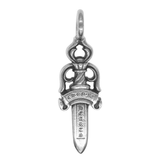 CHROME HEARTS クロムハーツ（原本無） DBL DAGGER ダブルダガー ペンダント シルバー系【中古】