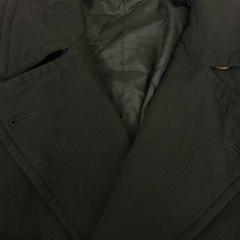 COMME des GARCONS コムデギャルソン HOMME DEUX オムドゥ 19AW DD-C003 ポリ縮 エステル縮絨 トレンチコート ブラック系 M【美品】【中古】