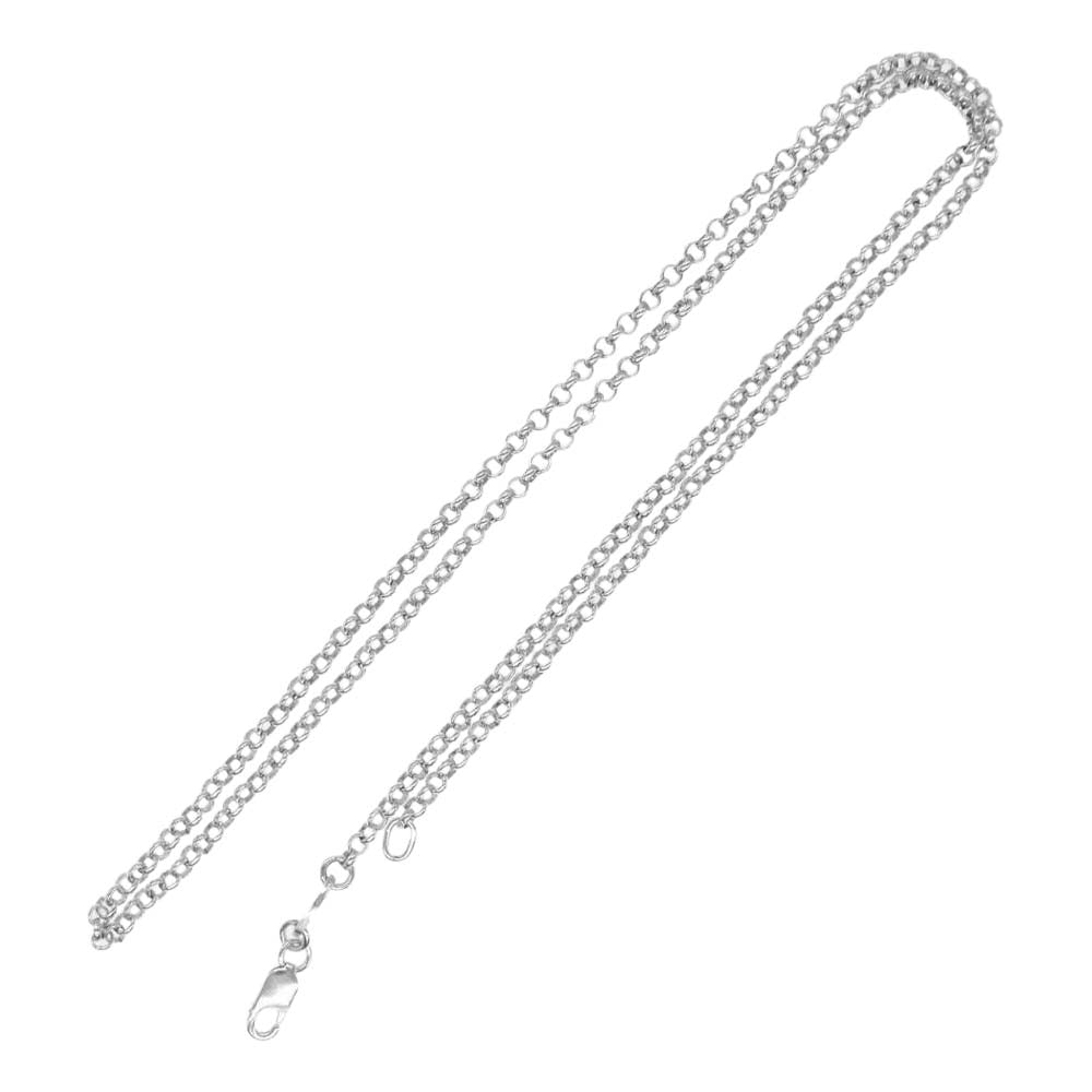 CHROME HEARTS クロムハーツ（原本無） NECKCHAIN R18 ロールチェーン 18インチ シルバー系【中古】
