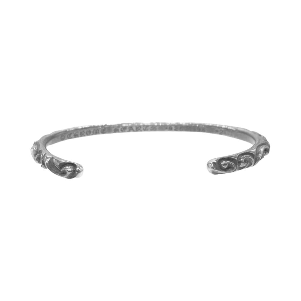 CHROME HEARTS クロムハーツ（原本有） BANGLE SCROLL スクロール バンド バングル シルバー系【中古】