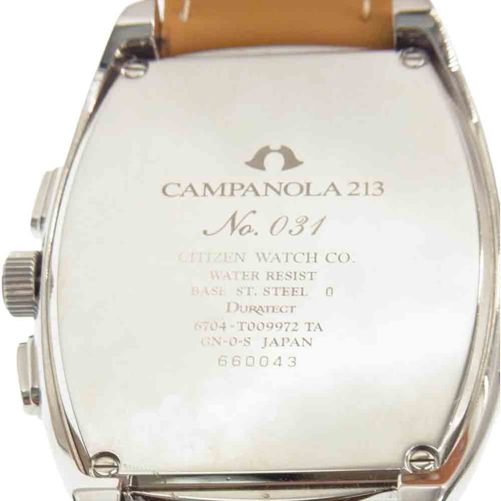 CITIZEN シチズン CAMPANOLA 213 No.31 CTR57-1042 QZ カンパノラ パーペチュアル カレンダー ベージュ系【中古】