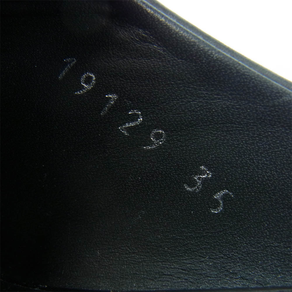 DRIES VAN NOTEN ドリスヴァンノッテン ヒール ミュール パンプス イタリア製 ブラック系 35【中古】