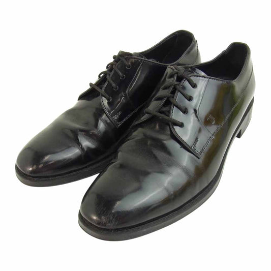 TOD’S トッズ イタリア製 レースアップ ドレス シューズ レディース ブラック系 35 1/2【中古】