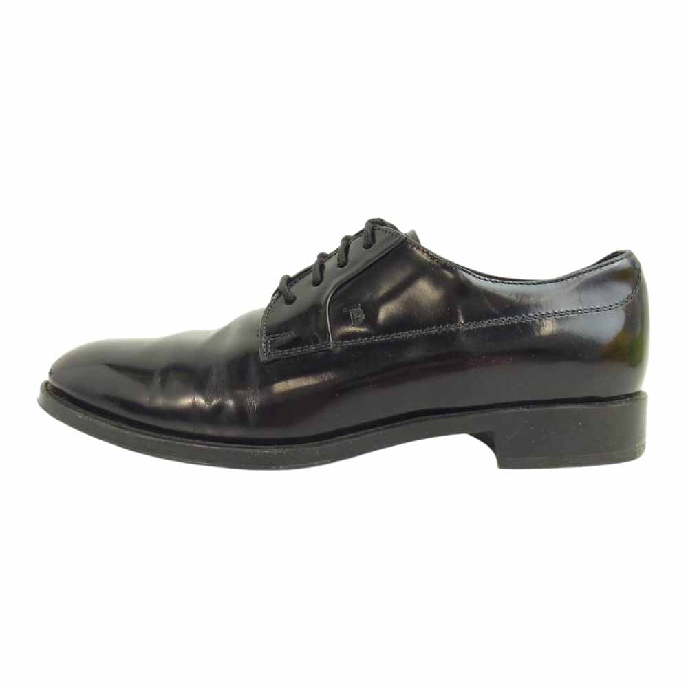 TOD’S トッズ イタリア製 レースアップ ドレス シューズ レディース ブラック系 35 1/2【中古】