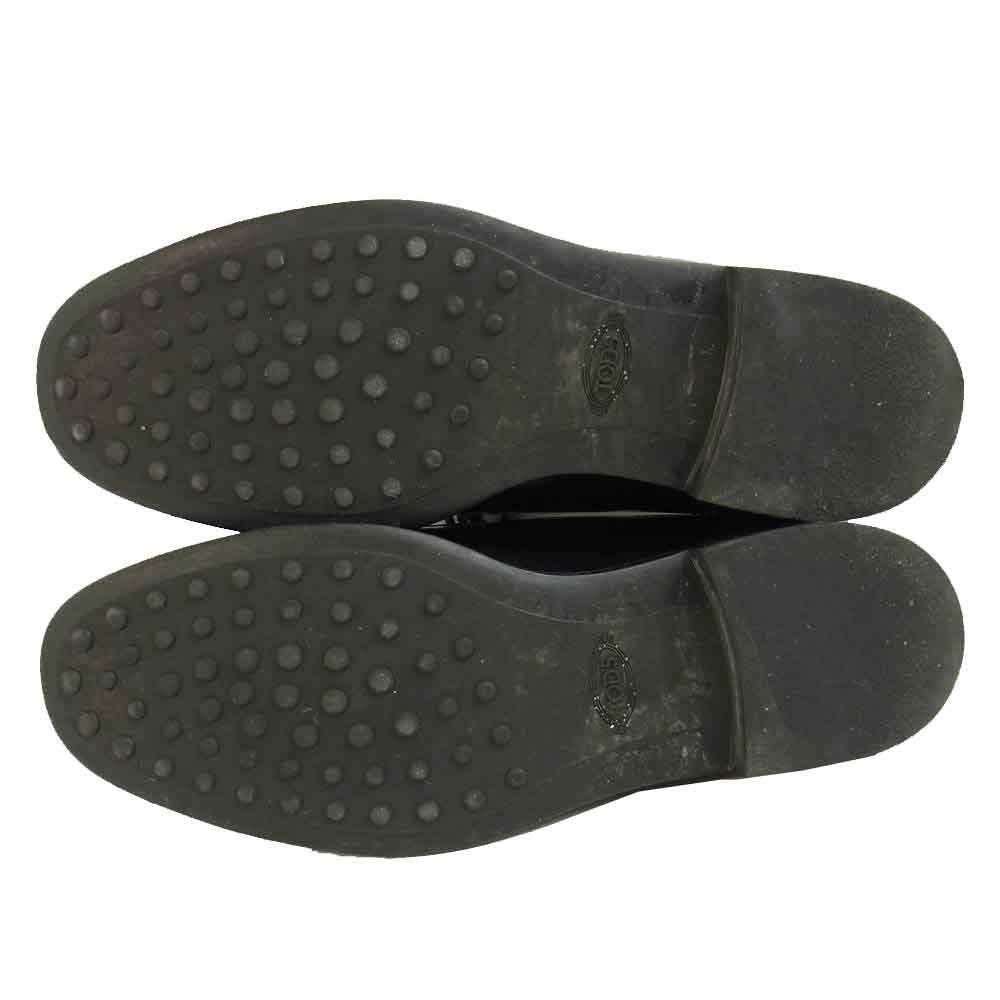 TOD’S トッズ イタリア製 レースアップ ドレス シューズ レディース ブラック系 35 1/2【中古】
