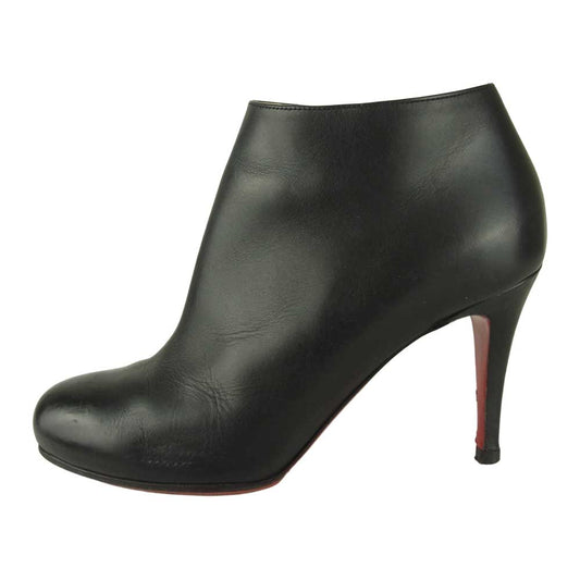 Christian Louboutin クリスチャンルブタン イタリア製 ヒール ブーティ ショート ブーツ ブラック ブラック系 35.5【中古】