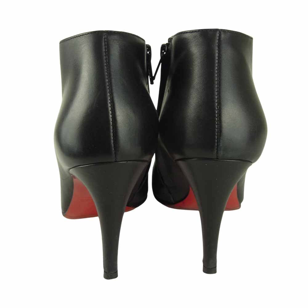 Christian Louboutin クリスチャンルブタン イタリア製 ヒール ブーティ ショート ブーツ ブラック ブラック系 35.5【中古】