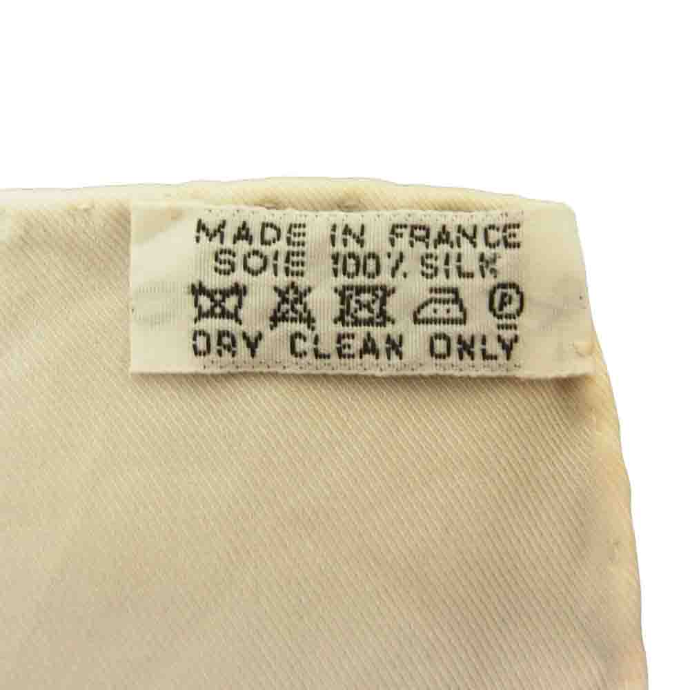 HERMES エルメス BRAZIL カレ90 ブラジル ホワイト系【中古】