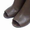 MAISON MARGIELA メゾンマルジェラ 22ライン 58WP0068 イタリア製 peep toe booties オープン トゥ ブーティ ショート ブーツ ダークブラウン系 35【中古】