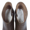 MAISON MARGIELA メゾンマルジェラ 22ライン 58WP0068 イタリア製 peep toe booties オープン トゥ ブーティ ショート ブーツ ダークブラウン系 35【中古】