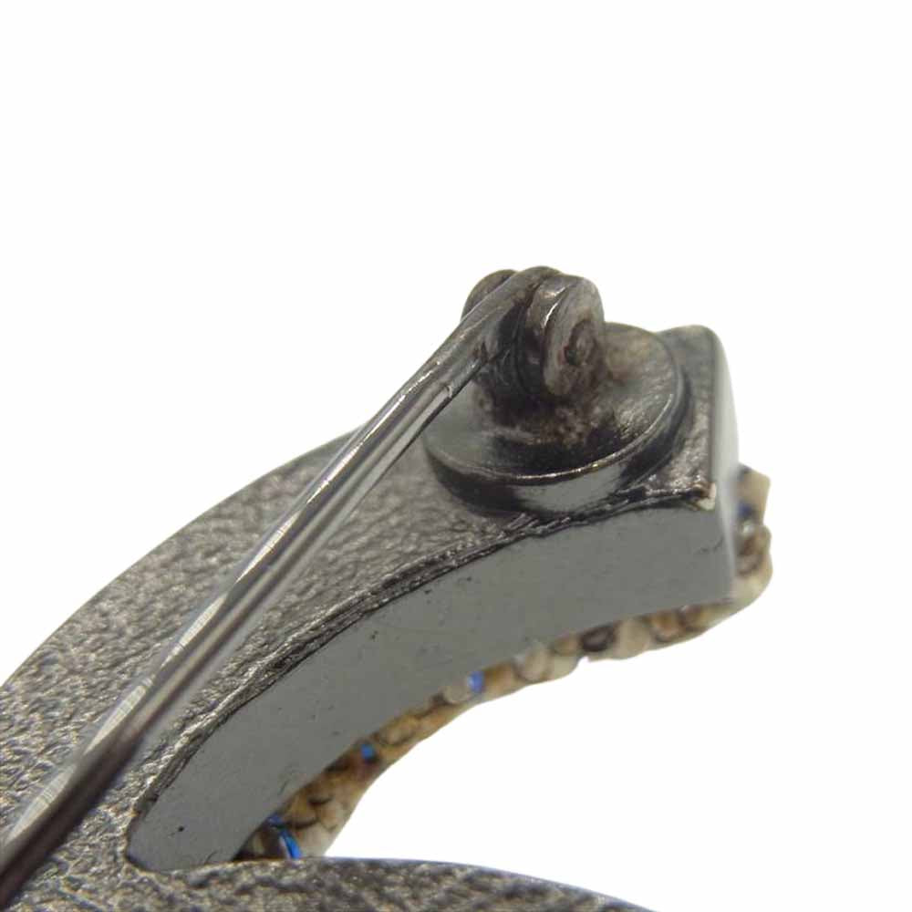 CHANEL シャネル A15P ココマーク ブローチ ベージュ系【中古】