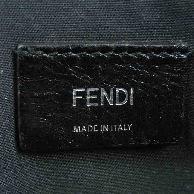 FENDI フェンディ バイ ザ ウェイ ミディアム 2WAY ショルダー ハンド バッグ イタリア製 ブラック系【中古】