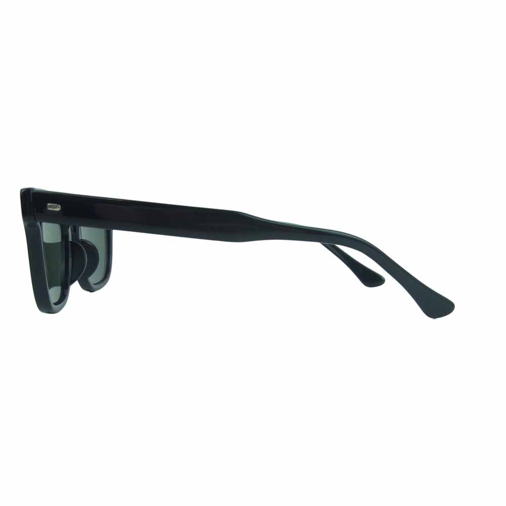 MASSES マシス × m&m エムアンドエム SUNGLASSES SHANK シャンク 度無しレンズ サングラス ブラック系【美品】【中古】