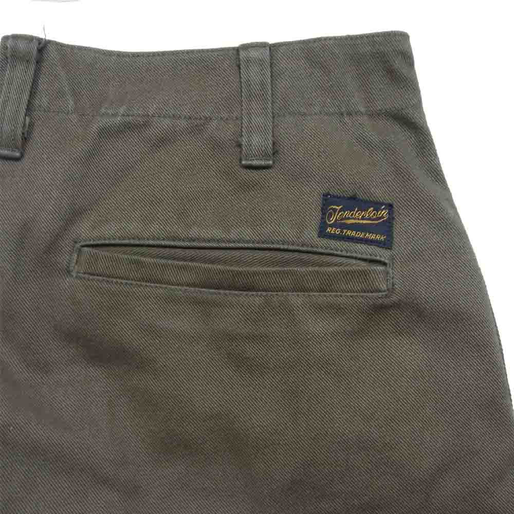 TENDERLOIN テンダーロイン T-BDP T/C ワークパンツ カーキ系 L【中古】